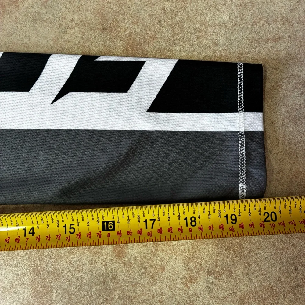 Fox Racing Shirt Women's Grey Black Long Sleeve Moto Jersey Size Small - Picture 12 of 14